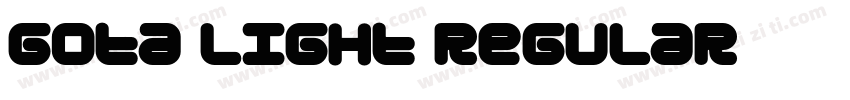 Gota Light Regular字体转换